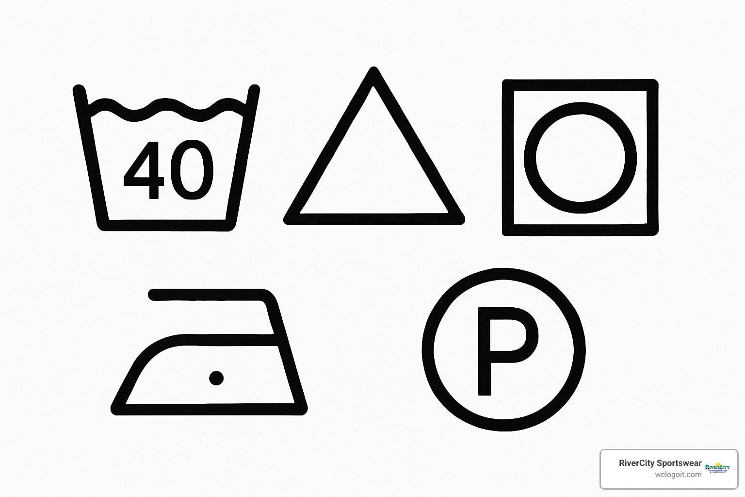 washing care symbols - chef coat embroidery washing care symbols - chef coat embroidery